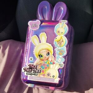 Na! Na! Na! 2 In 1 Surprise! Holographic Bunny Case - Purple